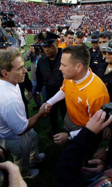 No. 9 Vols want to make statement against No. 1 Alabama
